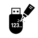 USB Lasergravur fortlaufende Nummerierung