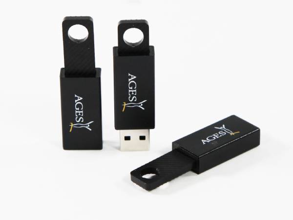 Schiebe USB-Stick Slider mit Logo bedruckbar - robust und günstig!