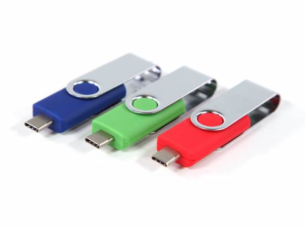 USB-Stick Type-C aus Metall, Twister