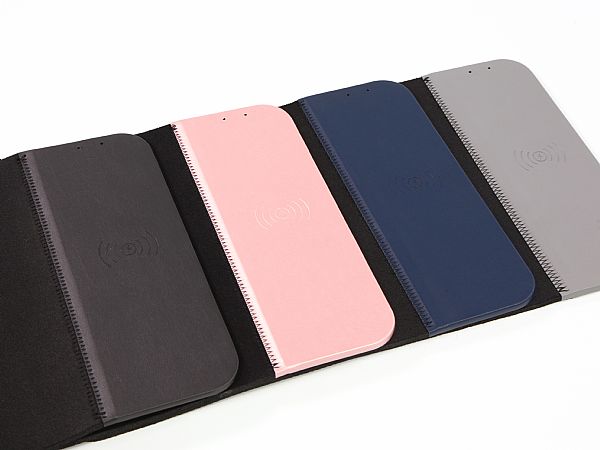 wireless charger mousepad color textil auswahl