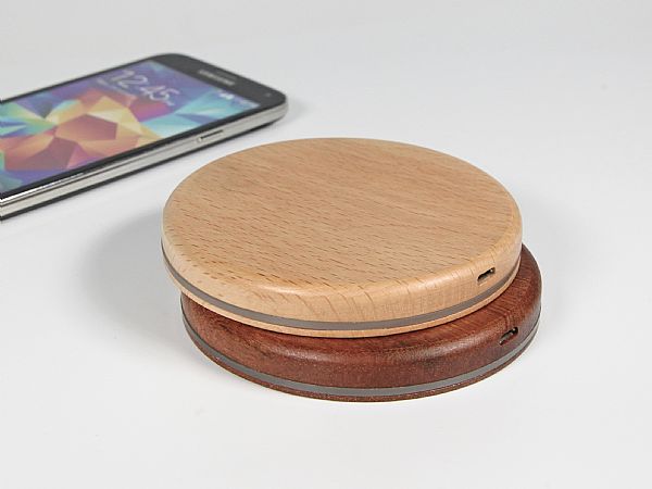 Wireless Charger Vollholz