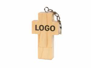 USB Holzkreuz