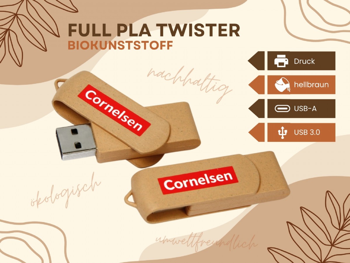 Full PLA Twister USB-Stick