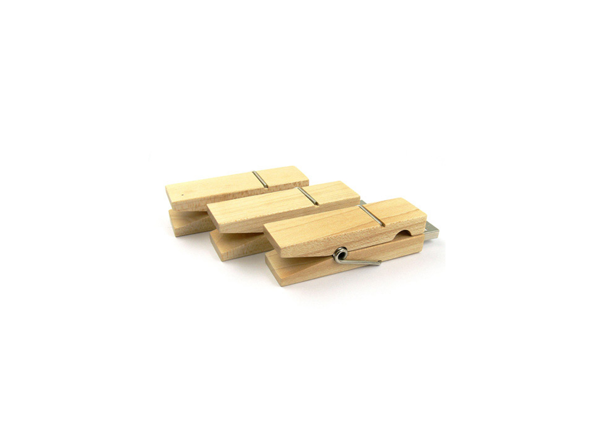 USB Holz Wäscheklammer