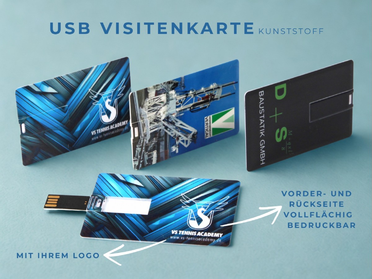 Klassische USB Visitenkarte