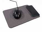 2 in 1 wireless charger mouspad textil werbegeschenk handy mobil
