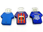 USB-Sticks in Form von Trikots, individuell bedruckbar, ideal für Marketing und Werbezwecke.