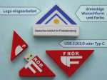 USB-Stick Logo dreieckig