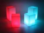 Eckige LED Tischleuchten
