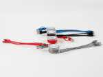 Dual-Input Type C Ladekabel 3fach - Roll Up