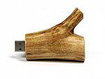 USB-Stick Holzast hell