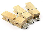 USB Holz Wäscheklammer
