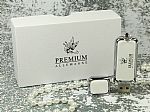 USB-Stick Leder Geschenkbundle weiß