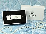 USB-Stick Leder Geschenkbundle weiß