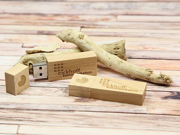 holz gravur usb stick werbegeschenk