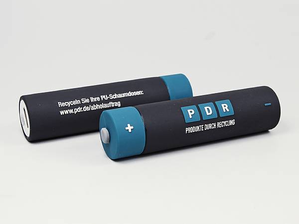 powerbank batterie creativ logo akku