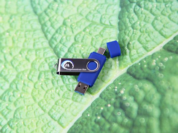 usb c dual twister pantone custom farbe logodruck