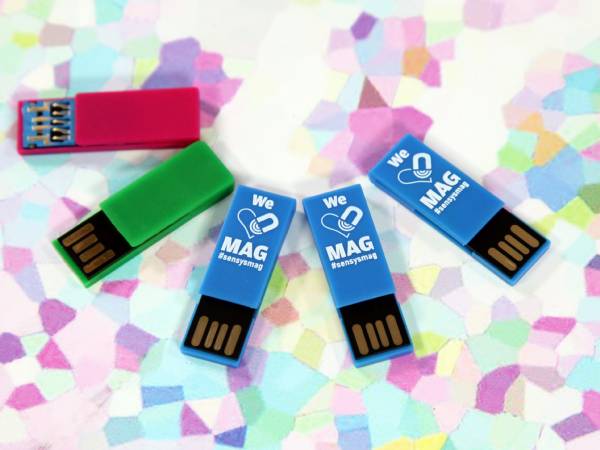 usb clip paperclip stick logodruck