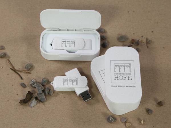 Komplett aus Weizenstroh Eco Wheat USB Harmony