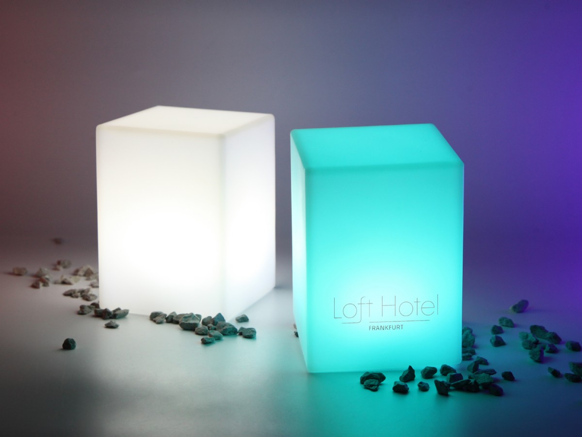 Eckige LED Tischleuchten