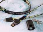 2 in 1 lanyard kabel ladekabel bmw network logo kreativ