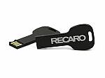 Key USB Stick Schluessel schwarz Logo gravur