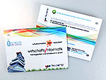 Kunststoff-Karte USB-Stick gelocht bedruckt, USB plastic Card