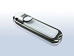 Leder-USB-Stick weiss gepraegt edel, Leder.02