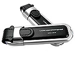 Schwarzer Leder USB-Stick bedruckt, Leder.02