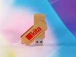 full pla twister usb stick natur kreativ