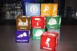 pmhs university led wuerfel mit logo 40 cm