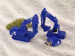 usb stick bagger bau baustelle schaufelbagger logo kreativ