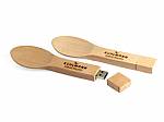 usb stick holz löffel hell besteck kreativ logo