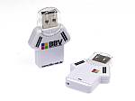 usb stick kreativ trikot t shirt fussball weiss logo farbig