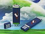 usb stick kunststoff blau edel werbeartikel