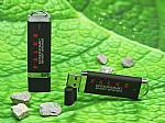usb stick kunststoff schwarz silber edel werbung