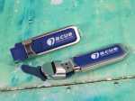 usb stick leder blau digitaldruck metall edel verschluss kreativ