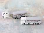 usb usb-c stick lkw truck transport logistik werbung kreativ