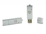 usb stick metall edel schlicht matt silber gravur logo