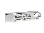 usb stick metall matt silber lasergavur