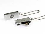 usb stick mini metall buegel logo gravur silber silver grau gravieren