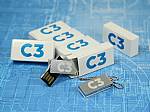 usb stick mini silber gravur verpackung druck