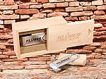 usb stick natur holz twister drehbar holzbox verpackung