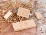 usb stick natureblock natur holz hellbraun gravur logo