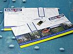 usb stick postkarte din lang werbung flyer logo