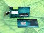 usb visitenkarte kunststoff digitaldruck software kreativ originell