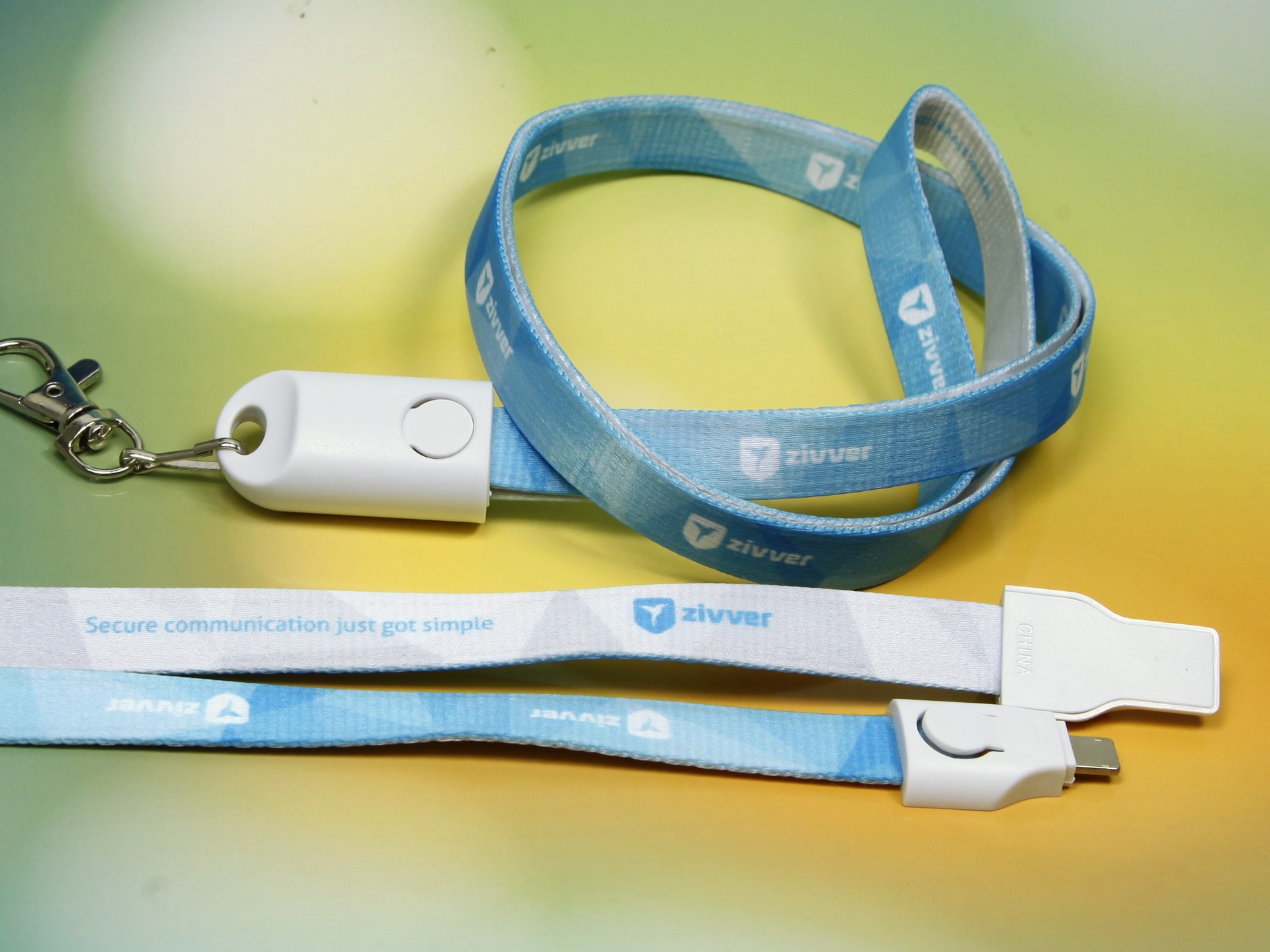2 in 1 lanyard ladekabel adapterkabel band umhängeband