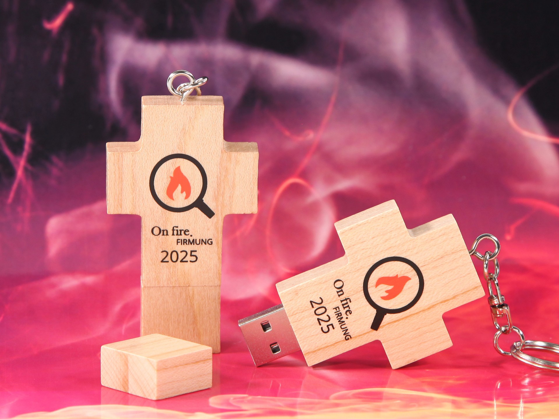 usb holzkreuz zur firmung
